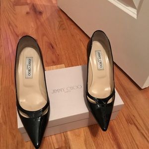 Jimmy Choo Black Patent Heels